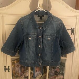 Style & Co. Women’s Blue Jean Jacket XL